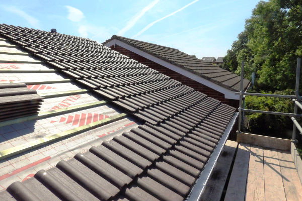 After photo of newly installed roof with proper ventilation